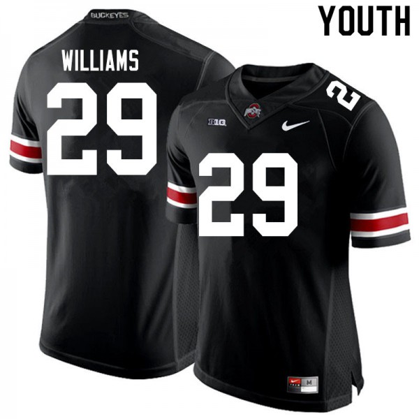 Ohio State Buckeyes #29 Kourt Williams Youth University Jersey Black OSU23416